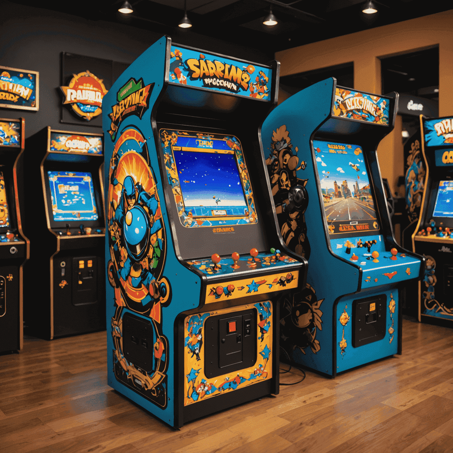 Nowoczesne automaty arcade z zaawansowaną technologią i klasyczną rozgrywką