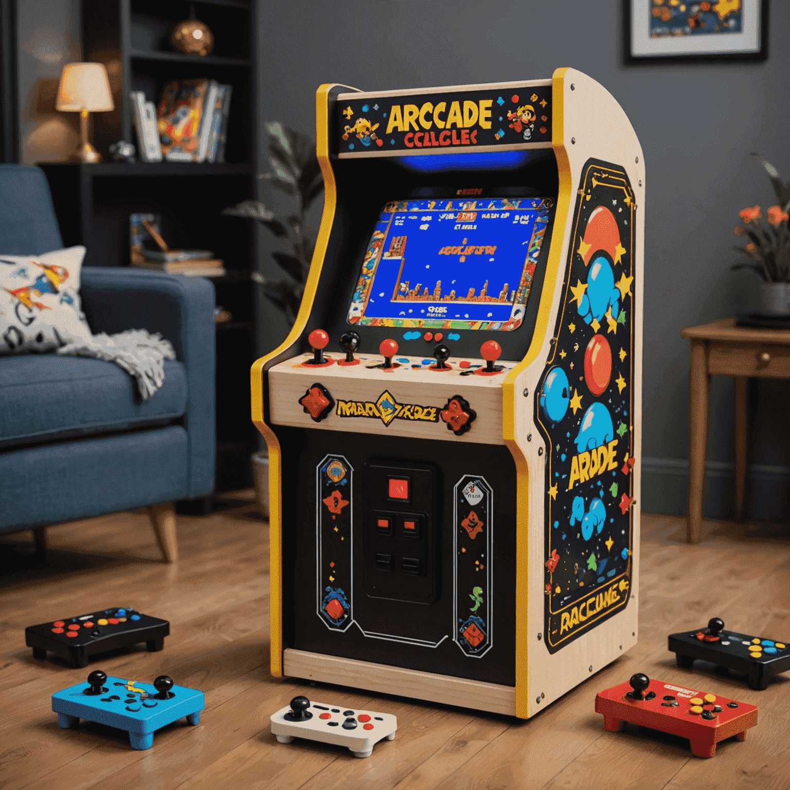 Kompaktowy automat 'Mini Arcade Classics' z wbudowanymi grami retro
